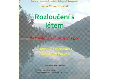 Pozvánka na rozloučení s létem 2019