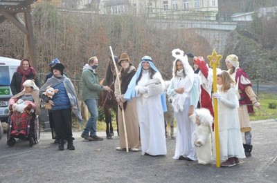 Živý betlém na Domově